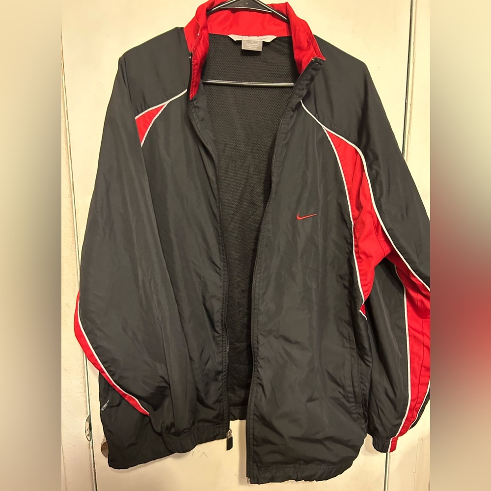 Red Nike Zip Up Vintage